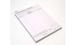 0027 Valuation Pads A4 £ Sterling version